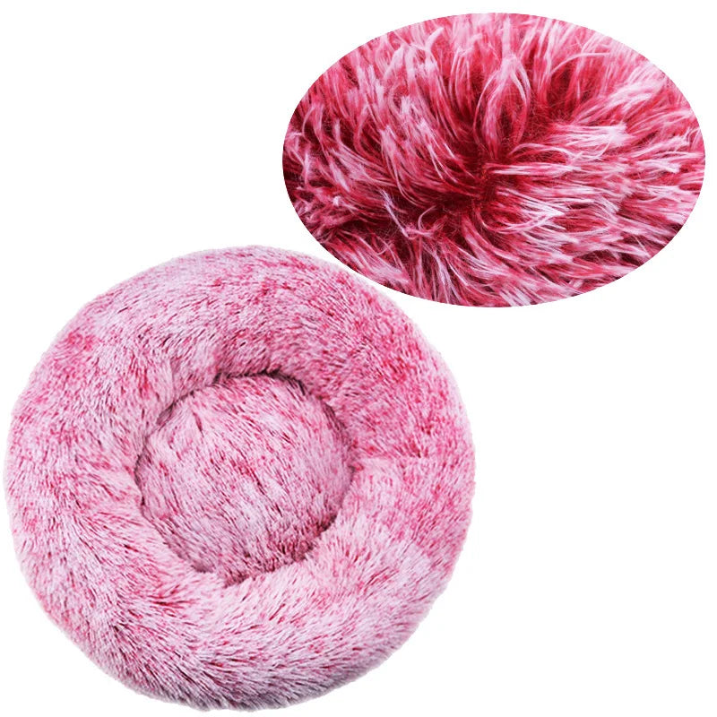 Panier pour chat en peluche, Cocon douillet pour chat, Nid moelleux pour chat
