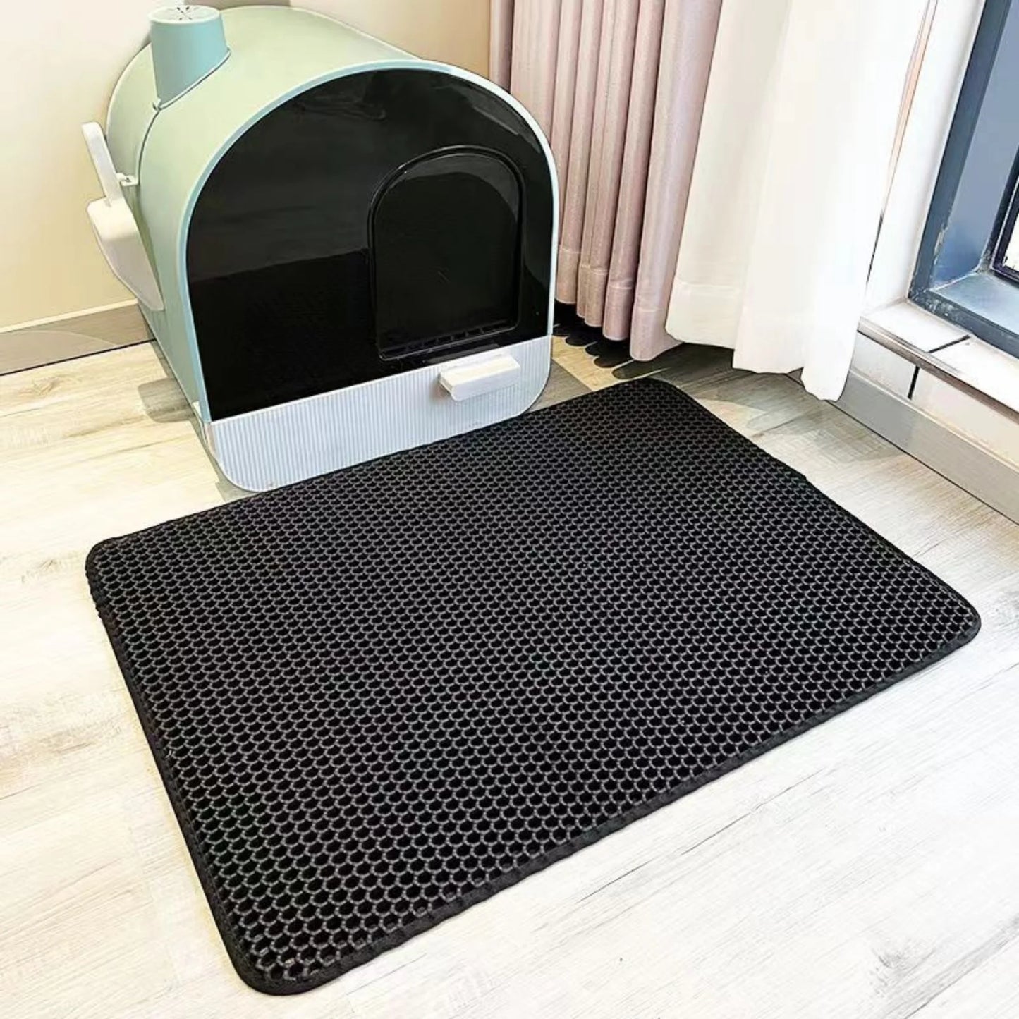 Tapis de litière pour chat, Tapis pour bac à litière, Tapis attrape-litière