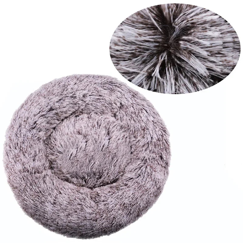 Panier pour chat en peluche, Cocon douillet pour chat, Nid moelleux pour chat
