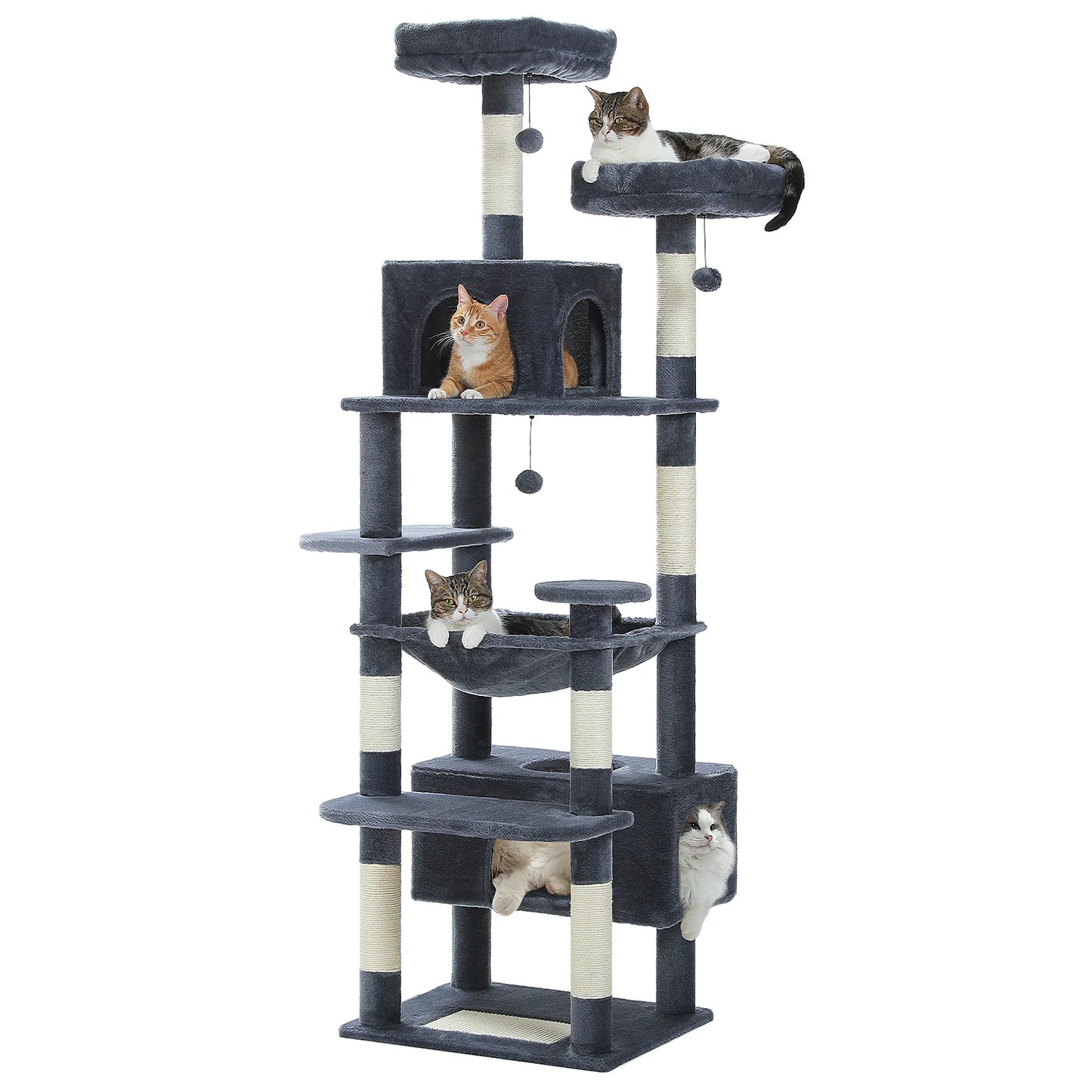 Arbre à chat, Aire de jeu pour chat, Plateau et poteaux pour chat