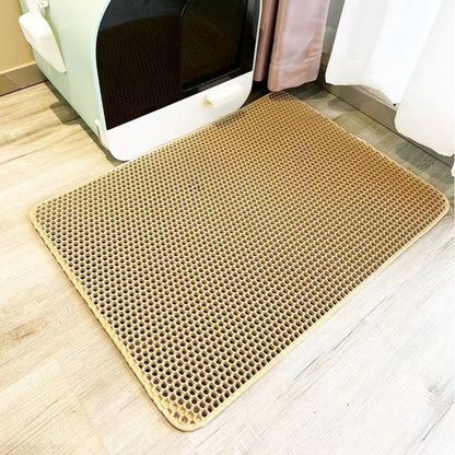 Tapis de litière pour chat, Tapis pour bac à litière, Tapis attrape-litière