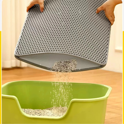 Tapis de litière pour chat, Tapis pour bac à litière, Tapis attrape-litière