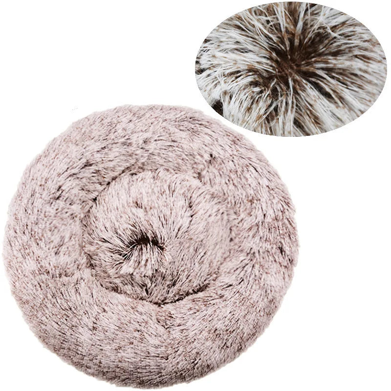 Panier pour chat en peluche, Cocon douillet pour chat, Nid moelleux pour chat
