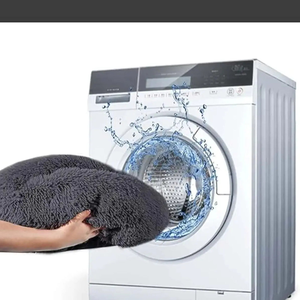 Panier pour chat en peluche, Cocon douillet pour chat, Nid moelleux pour chat