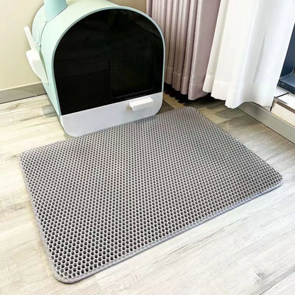 Tapis de litière pour chat, Tapis pour bac à litière, Tapis attrape-litière