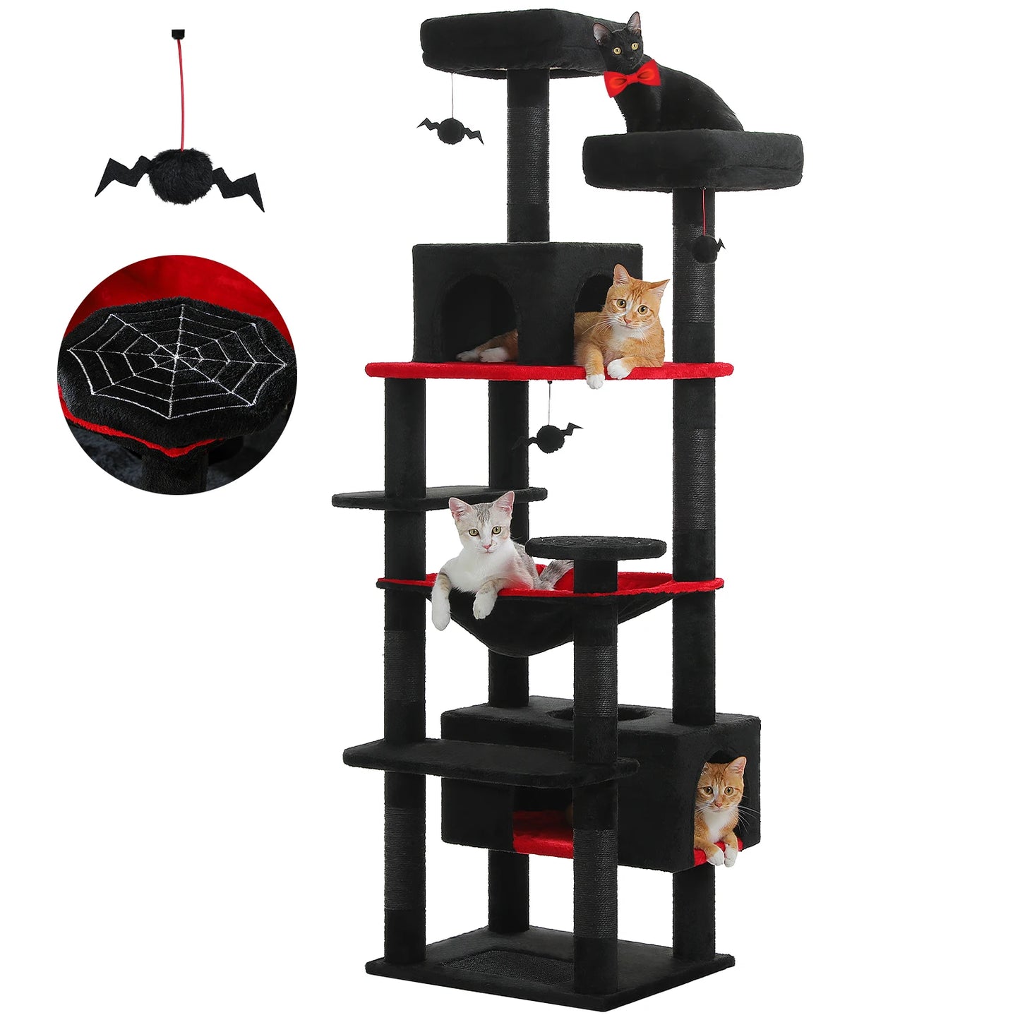 Arbre à chat, Aire de jeu pour chat, Plateau et poteaux pour chat